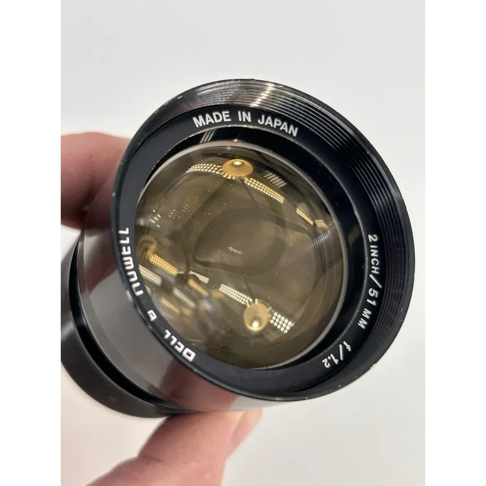 Bell & Howell 2 inch 51mm f/1.2 Projector Lens W/ Case Read